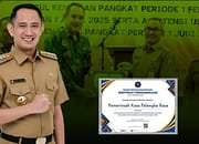 Palangka Raya Raih Penghargaan Pengadaan CASN, Komitmen Tingkatkan Kualitas Birokrasi